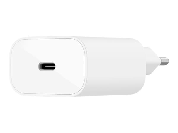 Belkin BoostCharge - Strømadapter - 25 watt - PD 3.0 (24 pin USB-C) - hvit