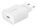 Miniatyrbilde 4 av 5: Belkin BoostCharge - Strømadapter - 25 watt - PD 3.0 (24 pin USB-C)