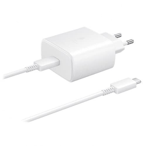 Original Samsung PD 45W USB-C Väggladdare - Vit