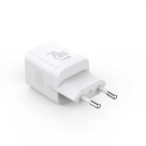 SiGN Väggladdare USB-C PD 20W - Vit | Stöd för snabbladdning
