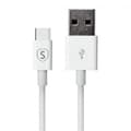 Miniatyrbillede 1 af 3: SiGN USB-C kabel för Snabbladdning 0,25 m - Vit