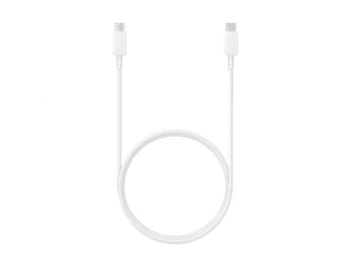 Original Samsung USB-C till USB-C-kabel 5A - Vit