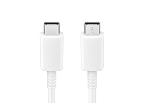 Original Samsung USB-C till USB-C-kabel 5A - Vit