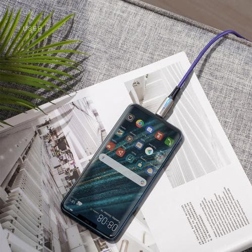 Baseus Kabel USB-C till USB-C, LED-indikator, PD 2.0, 60W, 3A, 1m - Svart