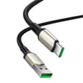 Miniatyrbillede 1 af 4: Baseus Cafule Snabbladdningskabel VOOC 30W 5A USB-C 1 m - Svart
