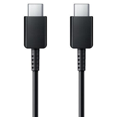 Original Samsung Galaxy USB-C till USB-C Kabel Q.C, EP-DG977 - Svart