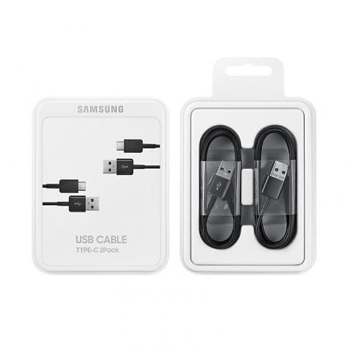 Original Samsung USB till USB-C kabel 2st, 1.5m - Svart