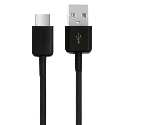 SiGn USB-C-kabel till Samsung Galaxy S8 / S8 Plus 1,2 m - Svart