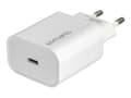 Miniatyrbilde 1 av 5: 4smarts VoltPlug - Strømadapter - 20 watt - 3 A - PD (24 pin USB-C) - på kabel: Lightning - hvit