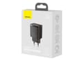 Miniatyrbilde 4 av 5: Baseus Compact - Strømadapter - 20 watt - 3 A - PD 3.0, QC 3.0 (24 pin USB-C) - svart