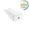 Miniatyrbillede 1 af 4: Snabbladdare för iPhone / Samsung 20W PD USB-C Väggladdare