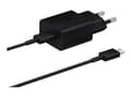 Miniatyrbilde 3 av 5: Samsung EP-T1510 - Strømadapter - 15 watt - 2 A - PD (24 pin USB-C) - svart