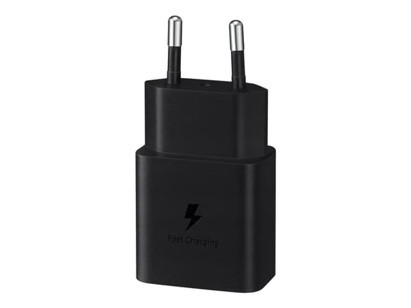 Samsung EP-T1510 - Strømadapter - 15 watt - 2 A - PD (24 pin USB-C) - svart Sort