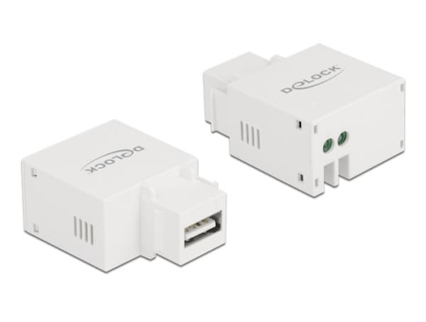 Delock - Strömadapter - 10.5 Watt - 2.1 A (USB) - vit