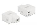 Miniatyrbild 5 av 5: Delock - Strömadapter - 10.5 Watt - 2.1 A (USB) - vit