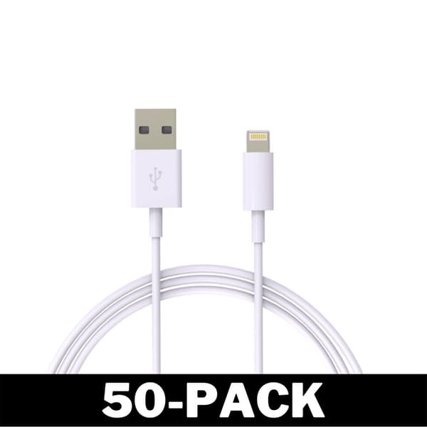 2M lightning hurtig opladerkabel til iPhone hvid iOS14