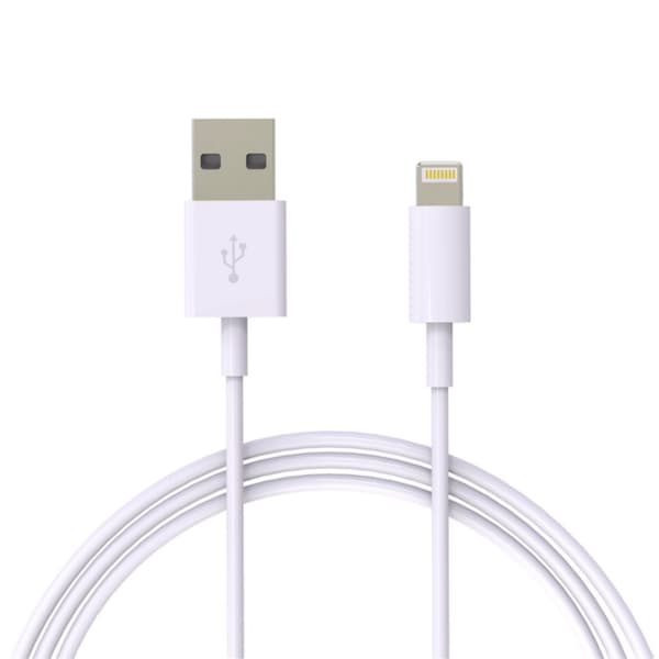 2M Lightning Fast Charger -kaapeli iPhone Valkoinen 1-Pack