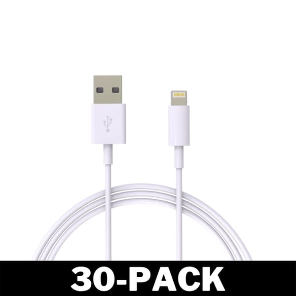 2M Lightning Snabb Laddare Kabel Till iPhone Vit iOS14