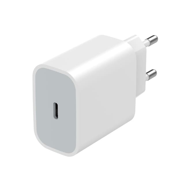 Väggladdare USB-C Snabb + Lightning Kabel iPhone