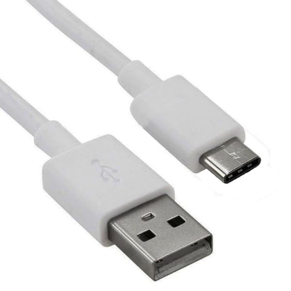 SiGN Ladd- och synkkabel Typ-C till USB-kabel 5V, 3A, 1m - Vit