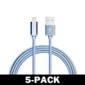 Miniatyrbillede 1 af 2: 3M Kabel iPhone Oplader Nylon Quick Charge Blå