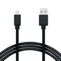 Pikkukuva 2 / 2: 1M Kaapeli iPhone Laturi Nylon Quick Charge Musta