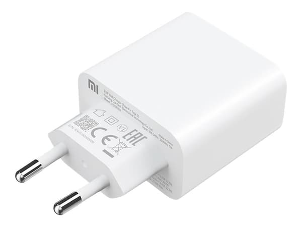 Xiaomi Mi - Strömadapter - 33 Watt - 3 A - PD - 2 utdatakontakter (USB, 24 pin USB-C) Vit