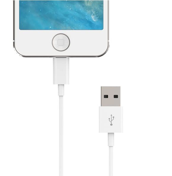 2-Pack Högkvalitativ Snabb Lightning Kabel iPhone 1M Vit