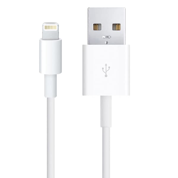 2-Pack Högkvalitativ Snabb Lightning Kabel iPhone 1M Vit
