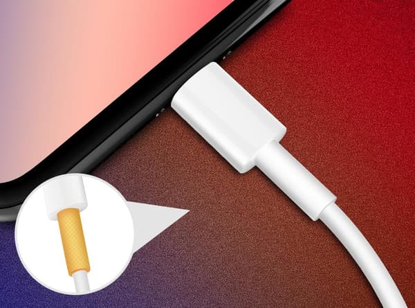 iPhone 13 12 lightning USB-a kabel understøtter hurtig opladning hvid