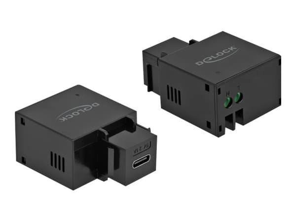Delock - Strömadapter - 10.5 Watt - 2.1 A (24 pin USB-C) - svart