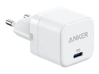 Anker PowerPort III Cube - Strømadapter - 20 watt - 3 A - IQ 3.0 (24 pin USB-C) - hvit