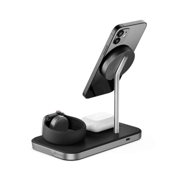 ALOGIC MagSpeed 3-i-1 trådlös laddningsstation