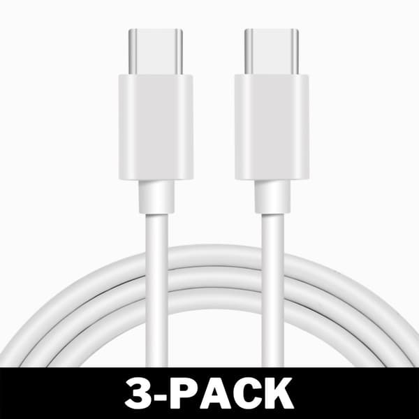 1M Universal USB-C - USB-C -kaapeli Valkoinen