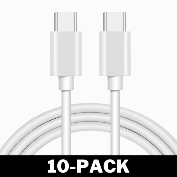 1M Universal USB-C - USB-C -kaapeli Valkoinen