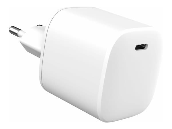 eSTUFF - Strømadapter - 45 watt - PD 3.0, QC 2.0, QC 3.0 (24 pin USB-C) - hvit