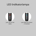 Miniatyrbillede 3 af 4: Quick Charge USB-C Ladekabel med indikator 1M Grå