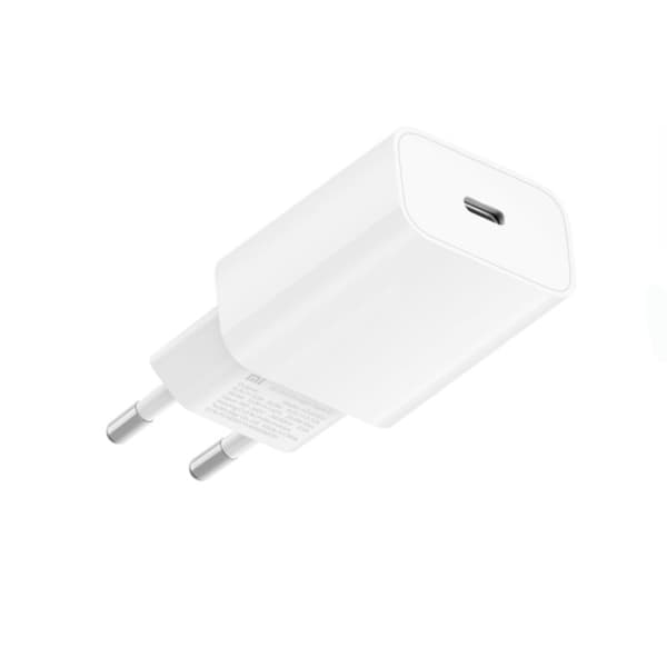 Original Xiaomi Mi Väggladdare USB-C 20W, PD 3.0 - Vit