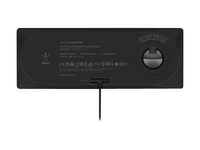 Belkin BoostCharge Pro 3-in-1 - Trådløs ladepute - Fast Charge - svart