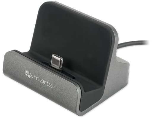 4smarts VoltDock - Opladningsstander - 10 Watt - 2 A (USB-C) - grå