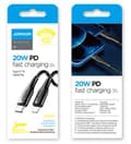 Miniatyrbild 2 av 2: Joyroom USB C till Lightning kabel Fast Charge 20W Vit 25cm