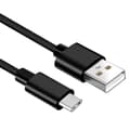Miniatyrbillede 4 af 9: USB-C Quick Charge Kabel 1M Sort