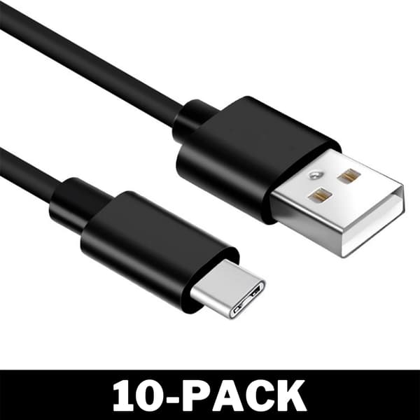 USB-C Quick Charge Kabel 1M Sort