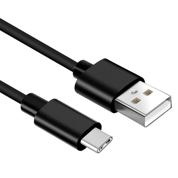 USB-C Quick Charge Kabel 1M Sort
