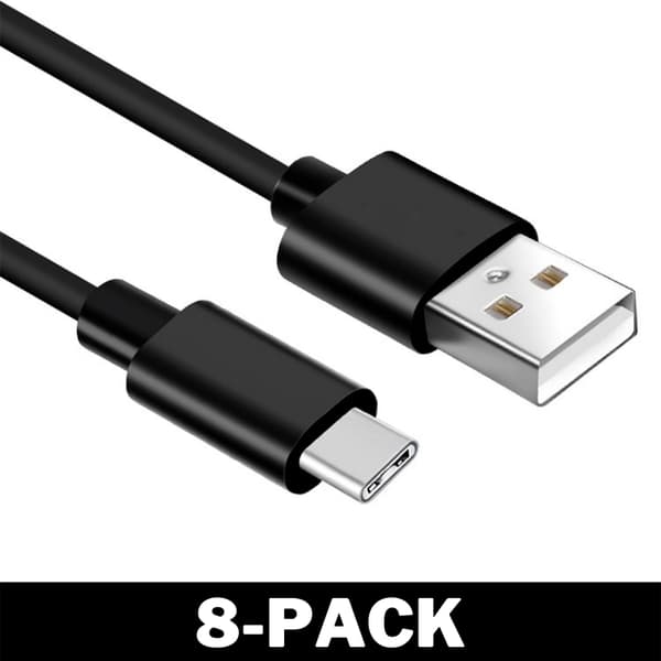 USB-C Quick Charge Kabel 1M Sort