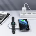 Miniatyrbild 4 av 4: Choetech 2-in-1 trådlös Laddare för Smartphones/Apple Watch Qi