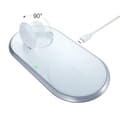 Miniatyrbild 1 av 4: Choetech 2-in-1 trådlös Laddare för Smartphones/Apple Watch Qi