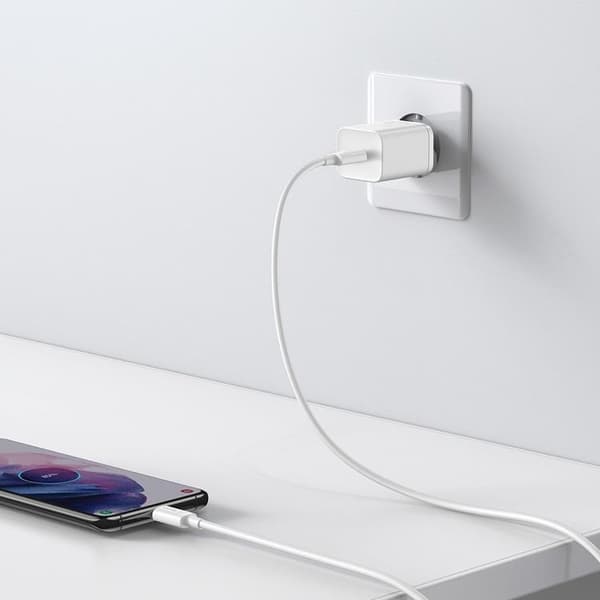 Baseus Super Väggladdare USB-C 25W - Vit