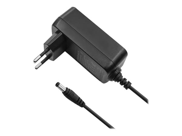 Qoltec - Strømadapter - 27 watt - 3 A (5,5 x 2,5 mm DC-jakk) Sort