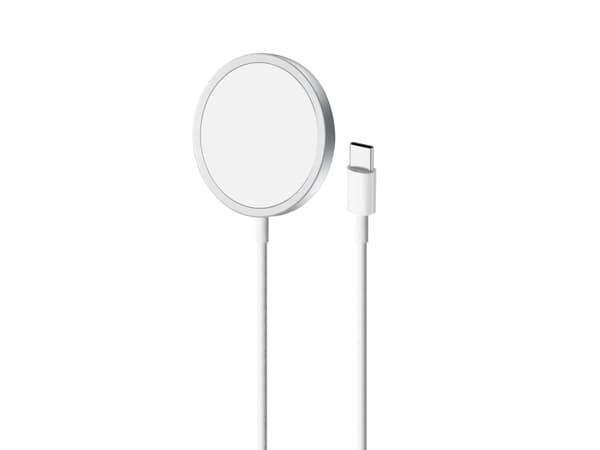 PURO - Trådløs ladepute - magnetisk - 15 watt - for Apple iPhone 11, 12, 13, 8, SE, X, XR, XS, XS Max